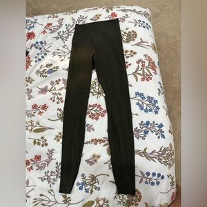 Green lululemon align leggings size 4